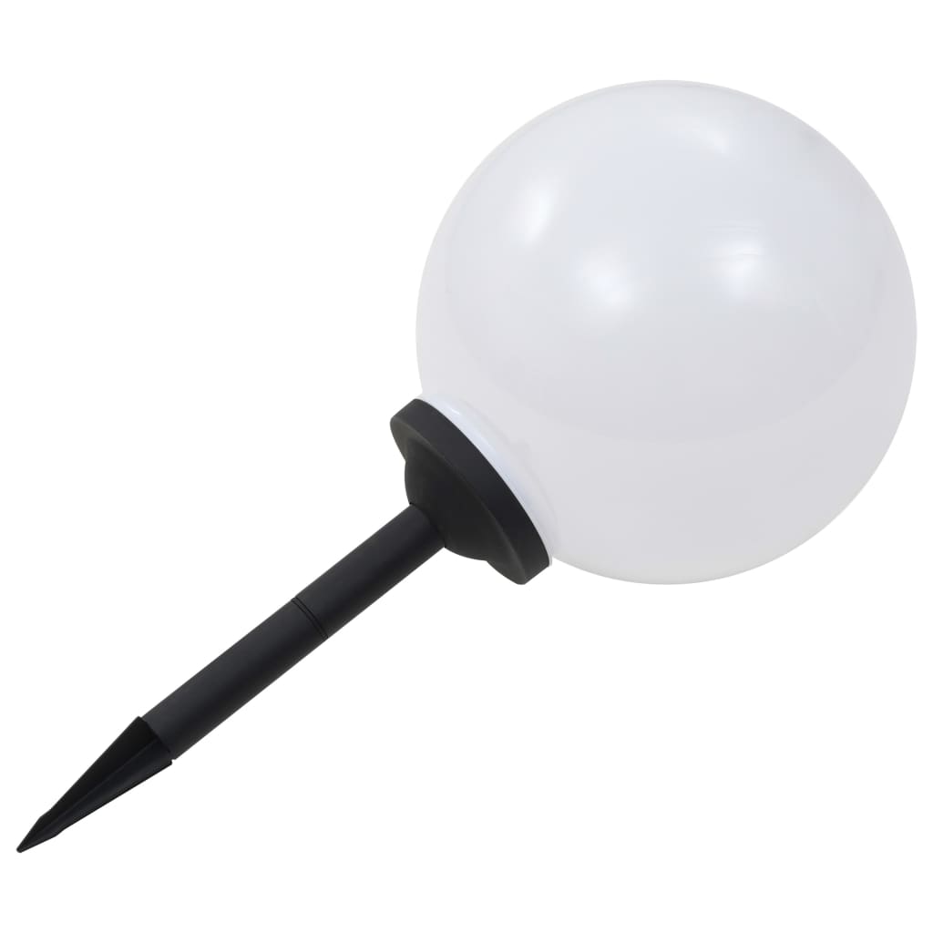 Solarlampen 4 st LED rond 30 cm RGB is nu te koop bij PeponiXL, paradijselijk wonen!