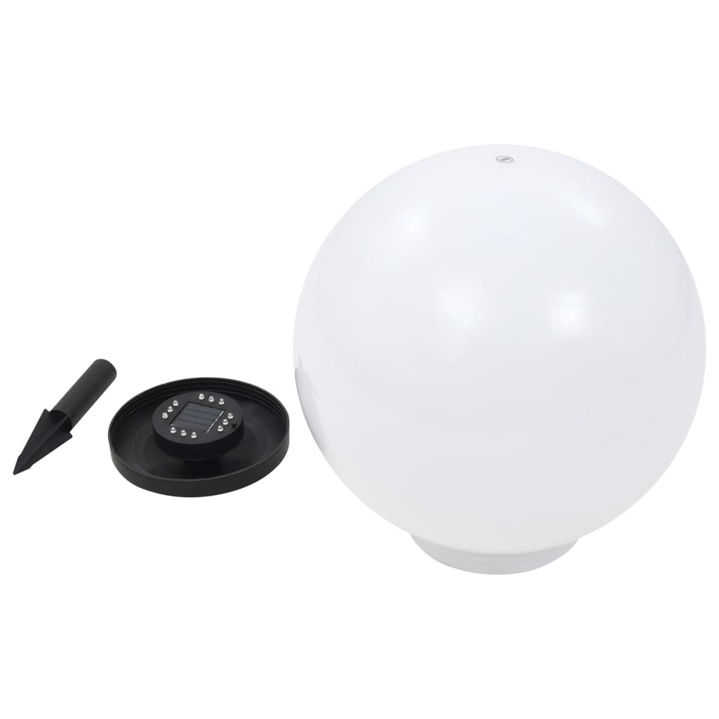 Solarlampen 2 st LED rond 40 cm RGB is nu te koop bij PeponiXL, paradijselijk wonen!