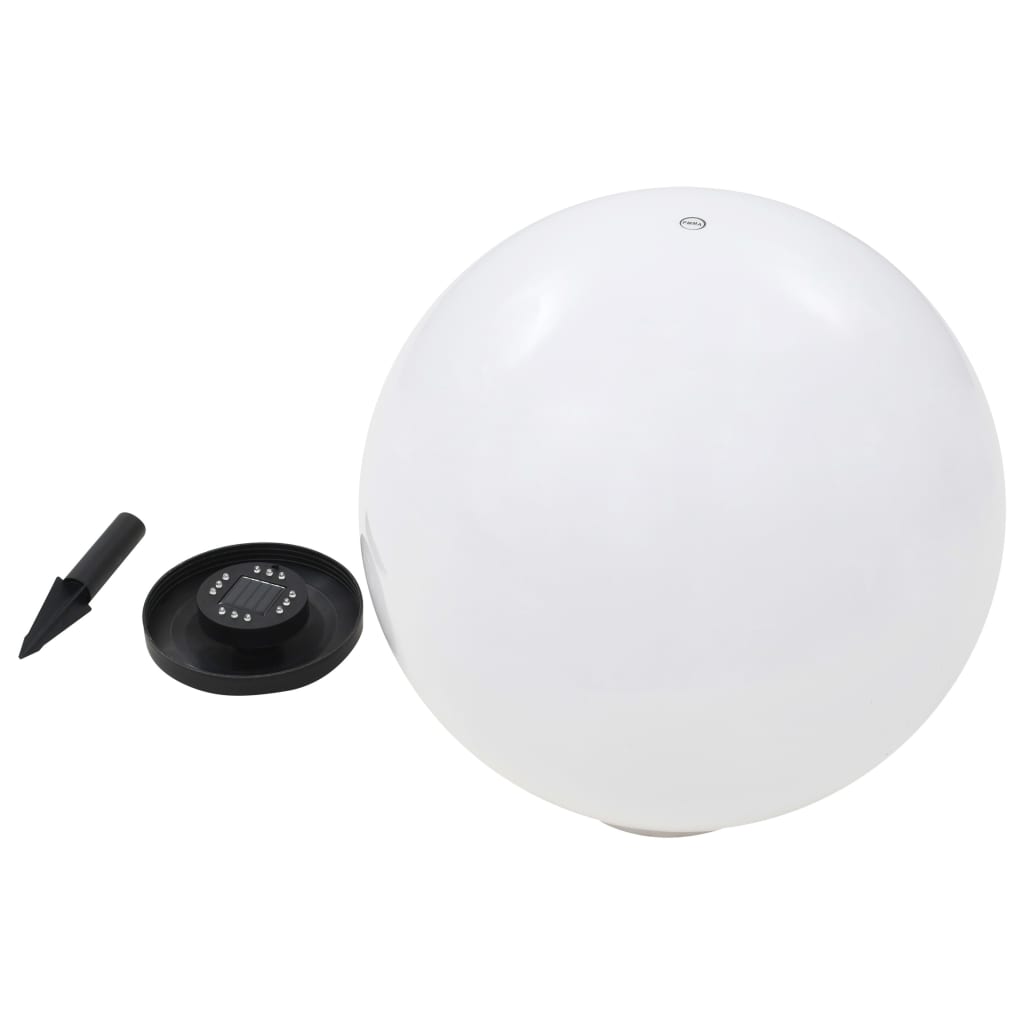 Solarlampen 2 st LED rond 50 cm RGB is nu te koop bij PeponiXL, paradijselijk wonen!