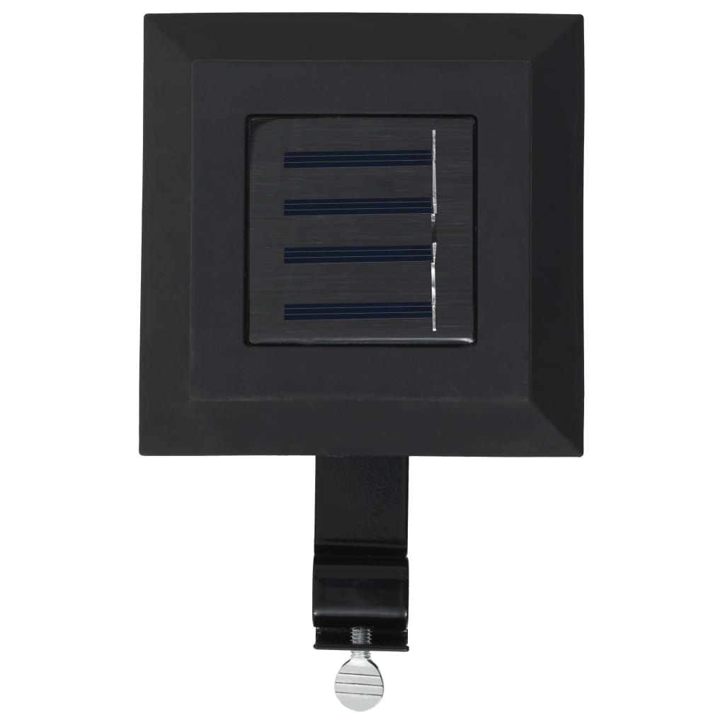 Solarlampen 12 st LED vierkant 12 cm zwart is nu te koop bij PeponiXL, paradijselijk wonen!