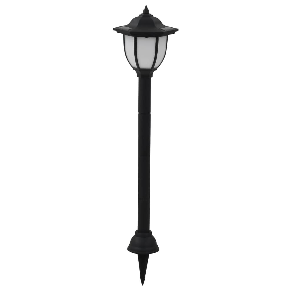 Solarlampen 6 st LED zwart is nu te koop bij PeponiXL, paradijselijk wonen!