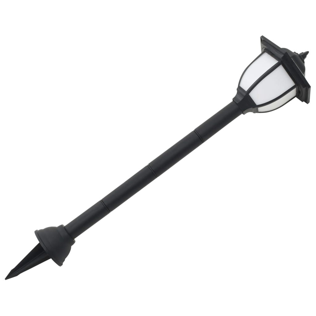 Solarlampen 6 st LED zwart is nu te koop bij PeponiXL, paradijselijk wonen!