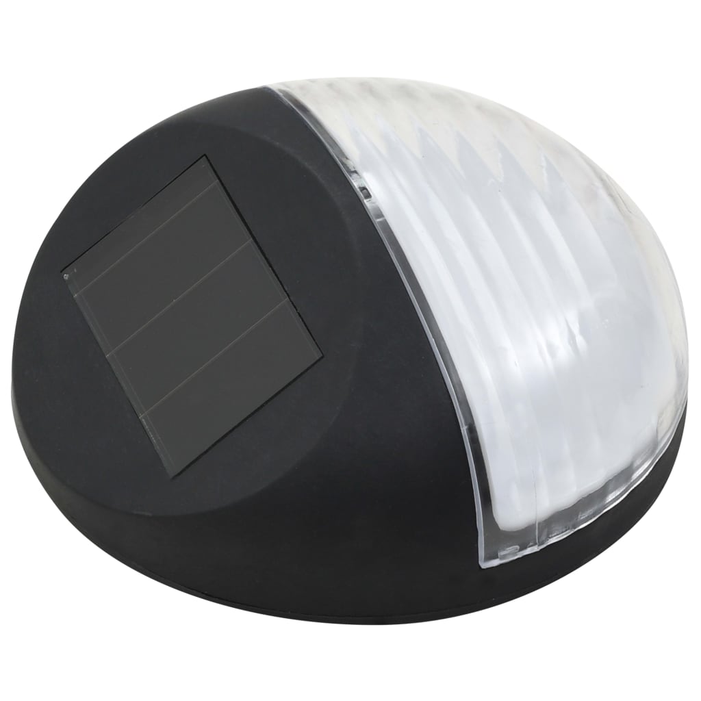 Solarwandlampen LED 24 st rond zwart is nu te koop bij PeponiXL, paradijselijk wonen!