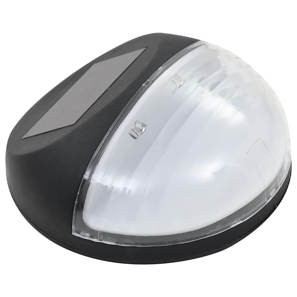 Solarwandlampen LED 24 st rond zwart is nu te koop bij PeponiXL, paradijselijk wonen!