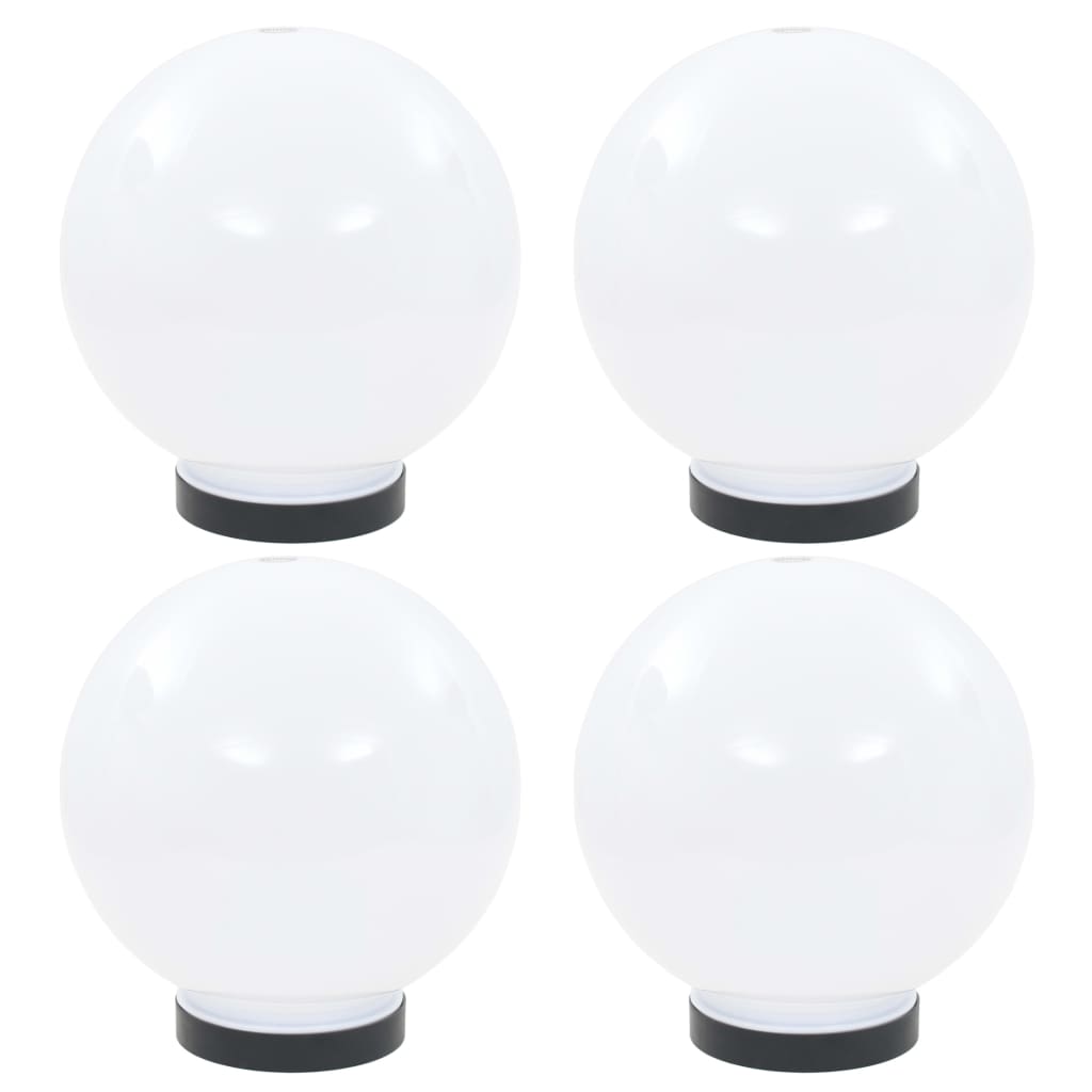 LED-bollampen 4 st rond 20 cm PMMA is nu te koop bij PeponiXL, paradijselijk wonen!