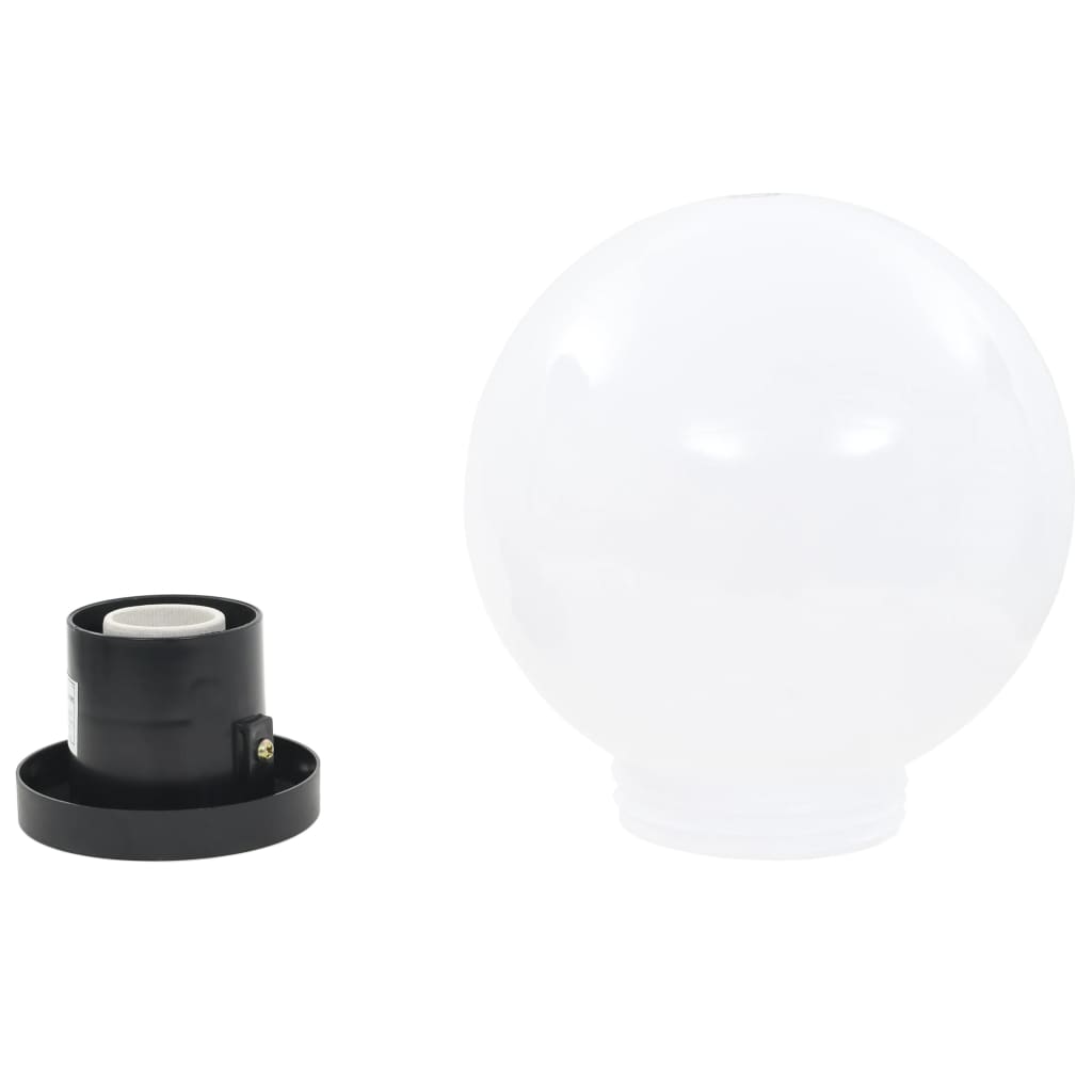 LED-bollampen 4 st rond 20 cm PMMA is nu te koop bij PeponiXL, paradijselijk wonen!