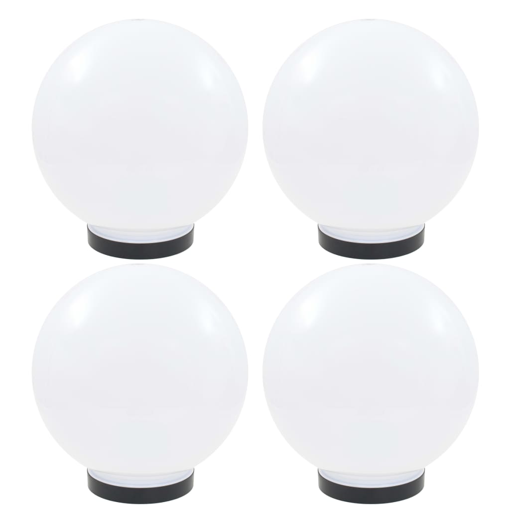 LED-bollampen 4 st rond 25 cm PMMA is nu te koop bij PeponiXL, paradijselijk wonen!