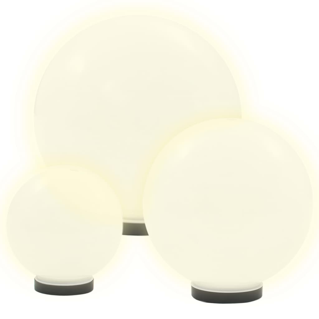 6-delige LED-bollampenset rond 20/30/40 cm PMMA is nu te koop bij PeponiXL, paradijselijk wonen!