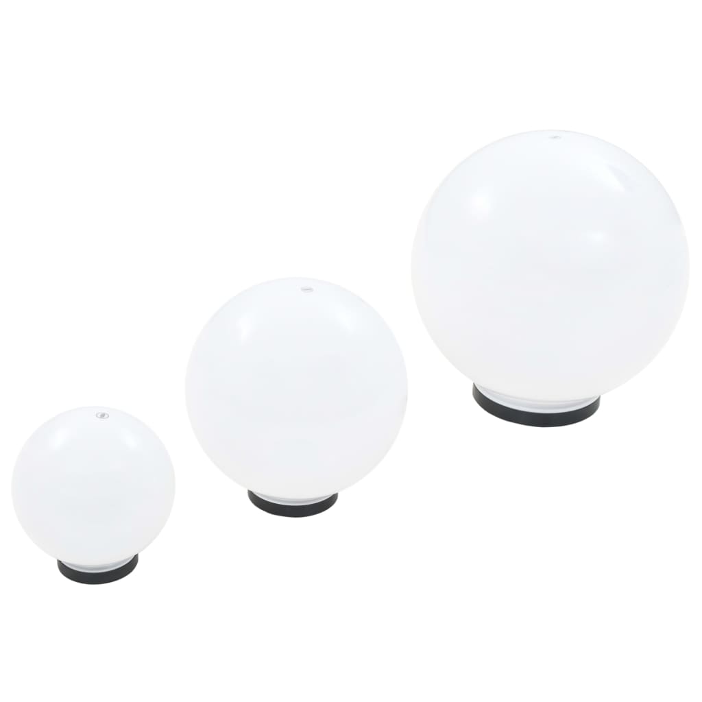 6-delige LED-bollampenset rond 20/30/40 cm PMMA is nu te koop bij PeponiXL, paradijselijk wonen!