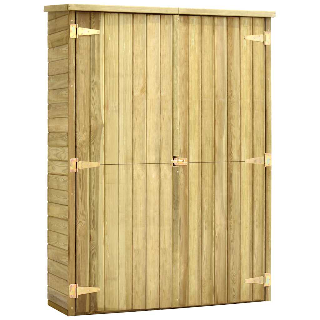 Tuinschuur 123x50x171 cm geïmpregneerd grenenhout is nu te koop bij PeponiXL, paradijselijk wonen!