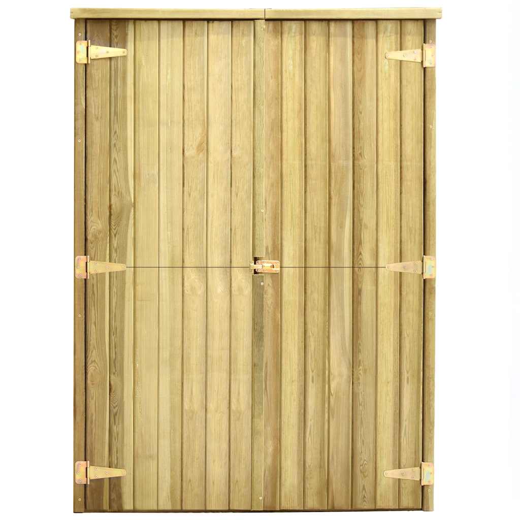 Tuinschuur 123x50x171 cm geïmpregneerd grenenhout is nu te koop bij PeponiXL, paradijselijk wonen!