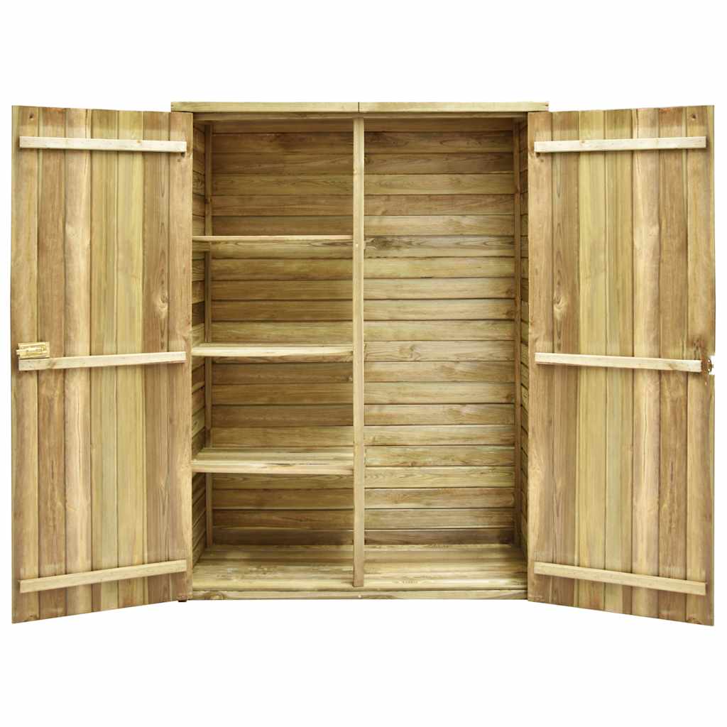Tuinschuur 123x50x171 cm geïmpregneerd grenenhout is nu te koop bij PeponiXL, paradijselijk wonen!