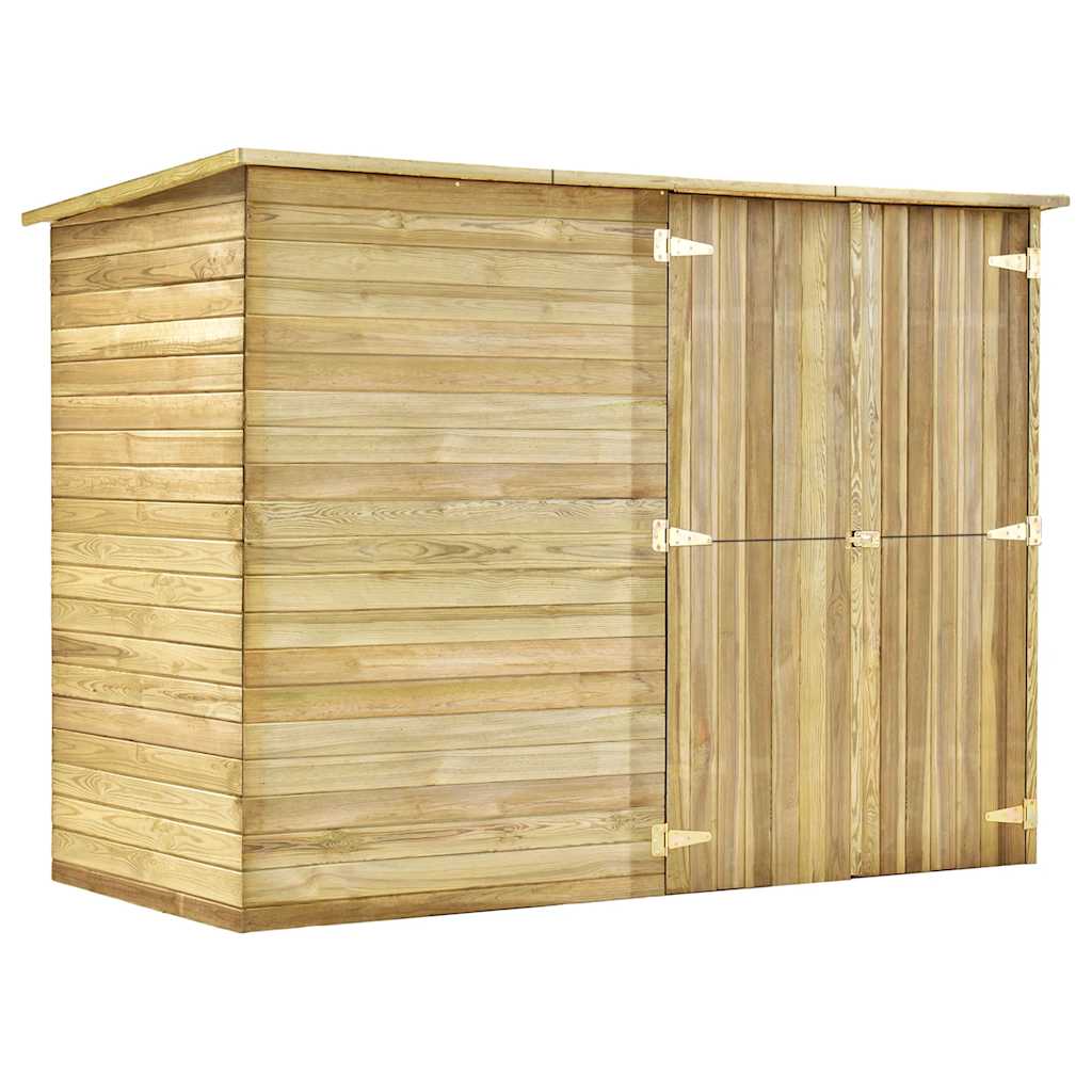 Tuinschuur 232x110x170 cm geïmpregneerd grenenhout is nu te koop bij PeponiXL, paradijselijk wonen!