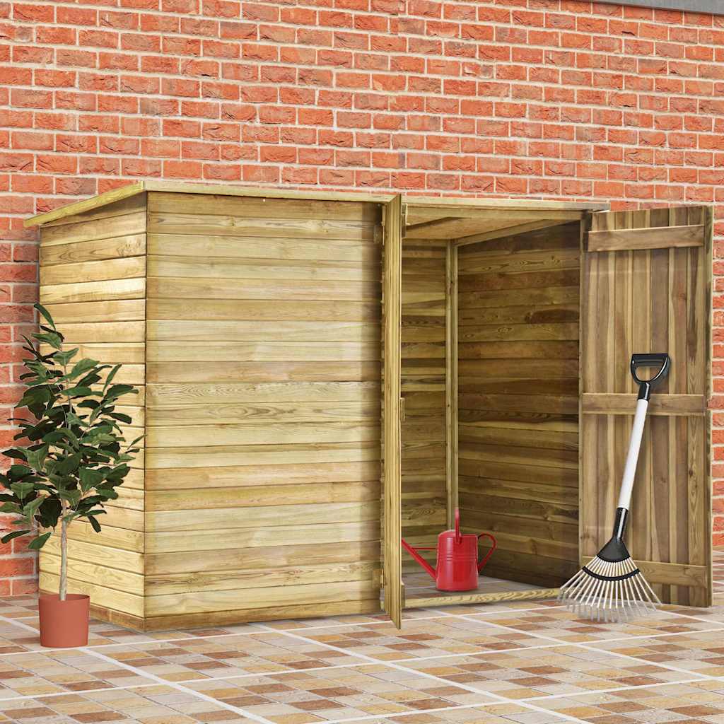 Tuinschuur 232x110x170 cm geïmpregneerd grenenhout is nu te koop bij PeponiXL, paradijselijk wonen!