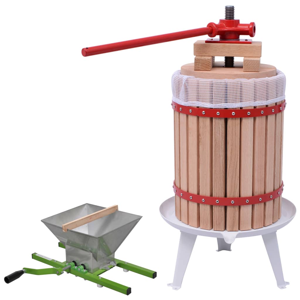 2-delige Fruit- en wijnpers met stamperset is nu te koop bij PeponiXL, paradijselijk wonen!