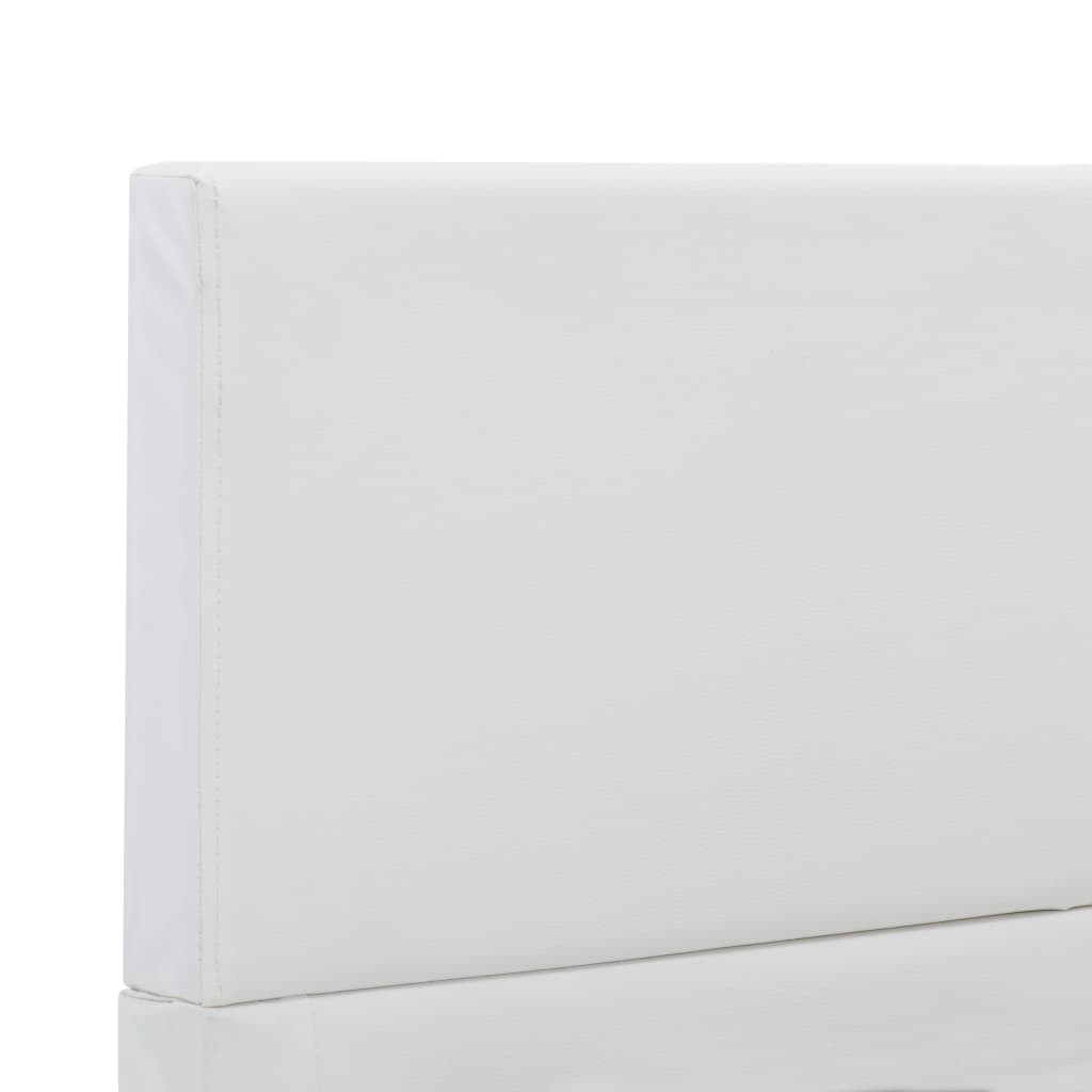 Bedframe kunstleer wit 120x200 cm is nu te koop bij PeponiXL, paradijselijk wonen!