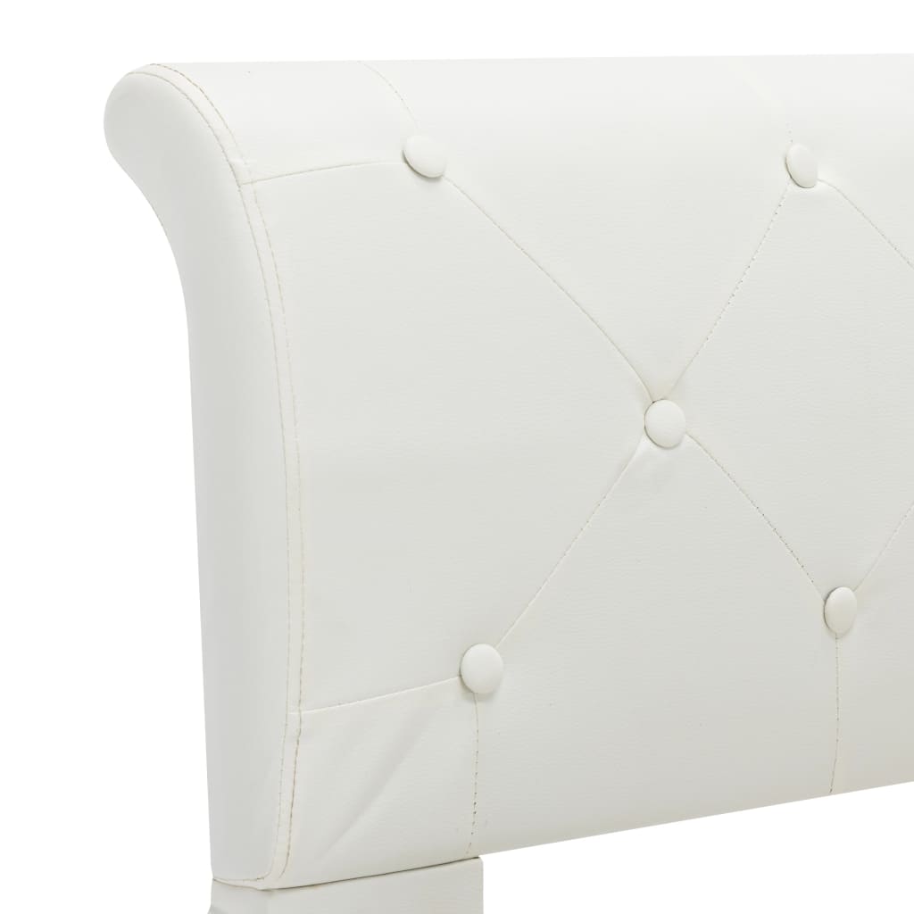Bedframe kunstleer wit 160x200 cm is nu te koop bij PeponiXL, paradijselijk wonen!