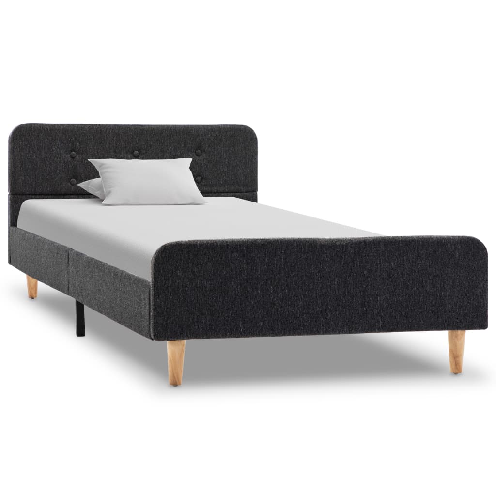 Bedframe jute donkergrijs 90x200 cm is nu te koop bij PeponiXL, paradijselijk wonen!