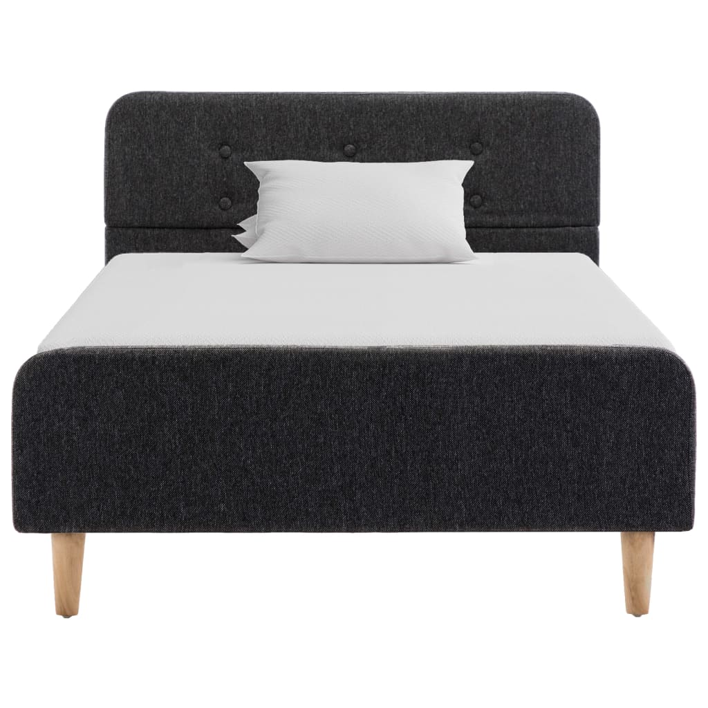 Bedframe jute donkergrijs 100x200 cm is nu te koop bij PeponiXL, paradijselijk wonen!