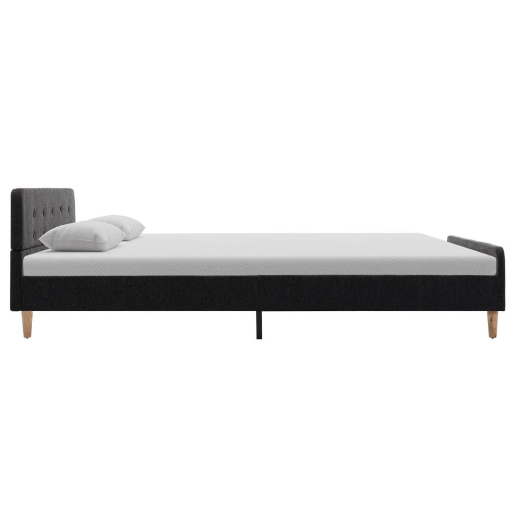 Bedframe jute donkergrijs 140x200 cm is nu te koop bij PeponiXL, paradijselijk wonen!