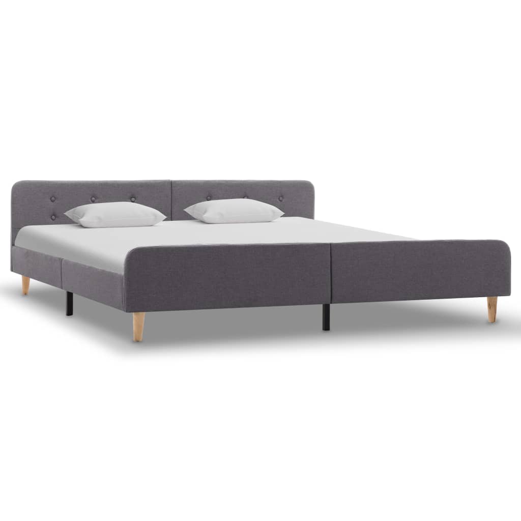 Bedframe stof lichtgrijs 180x200 cm is nu te koop bij PeponiXL, paradijselijk wonen!