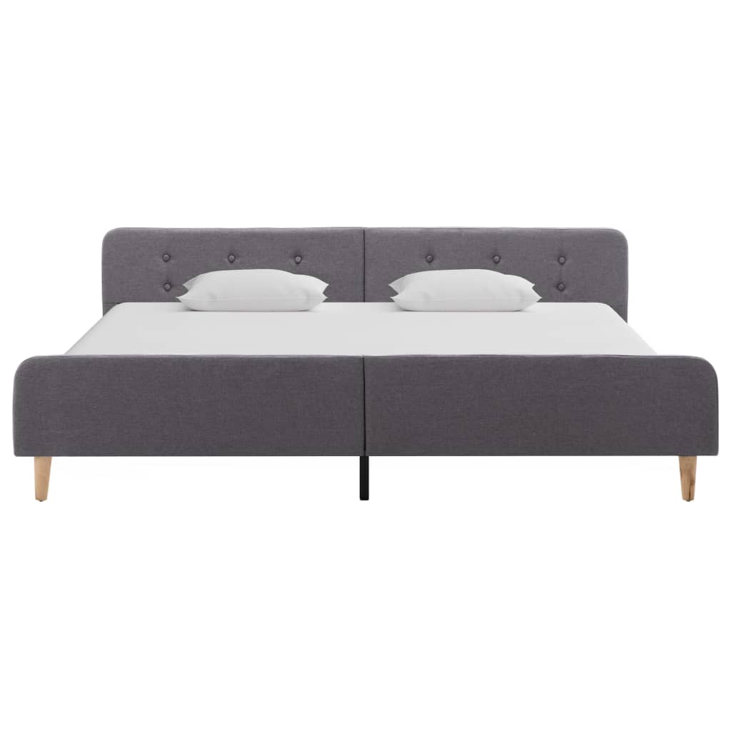 Bedframe stof lichtgrijs 180x200 cm is nu te koop bij PeponiXL, paradijselijk wonen!