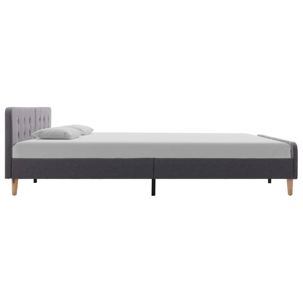 Bedframe stof lichtgrijs 180x200 cm is nu te koop bij PeponiXL, paradijselijk wonen!
