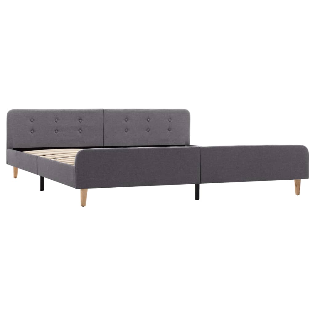 Bedframe stof lichtgrijs 180x200 cm is nu te koop bij PeponiXL, paradijselijk wonen!