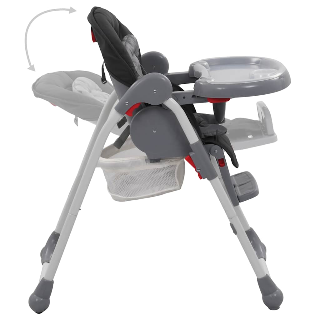 Kinderstoel hoog grijs is nu te koop bij PeponiXL, paradijselijk wonen!