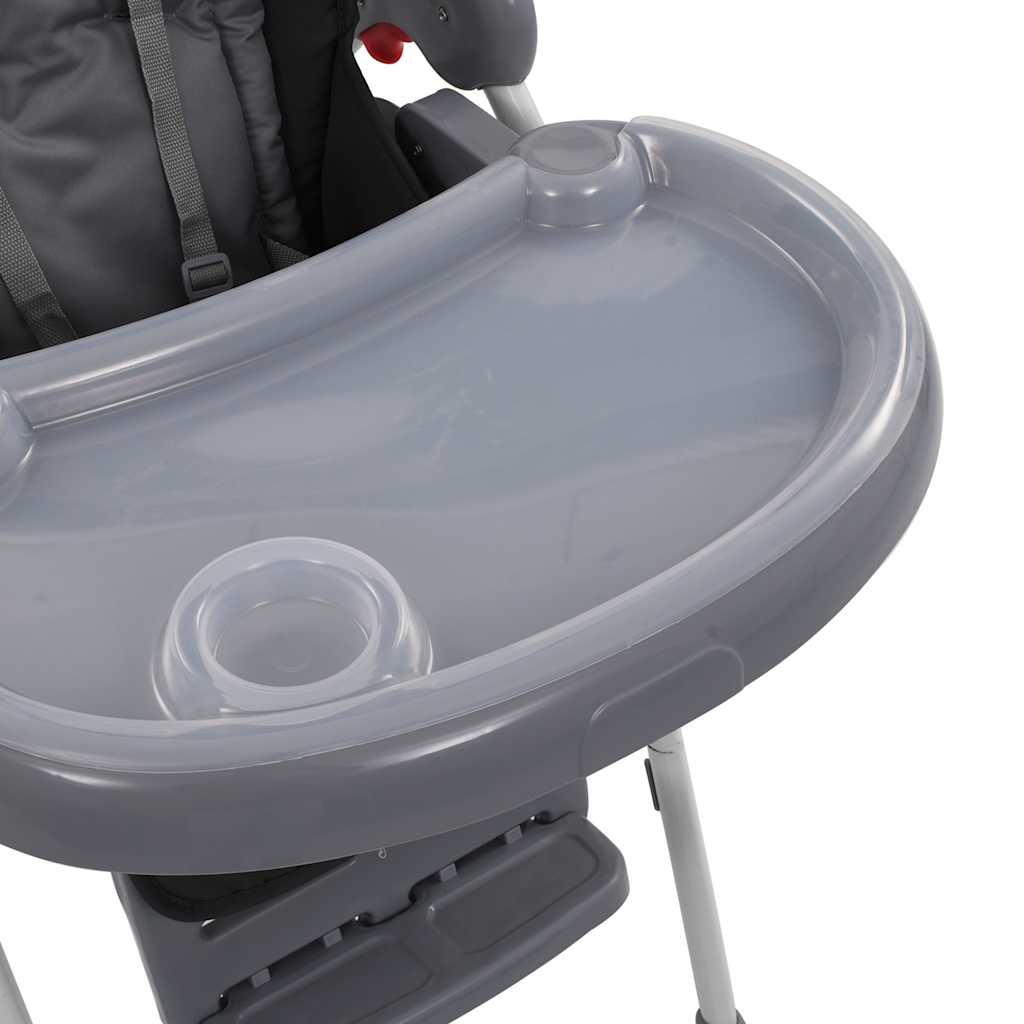 Kinderstoel hoog grijs is nu te koop bij PeponiXL, paradijselijk wonen!