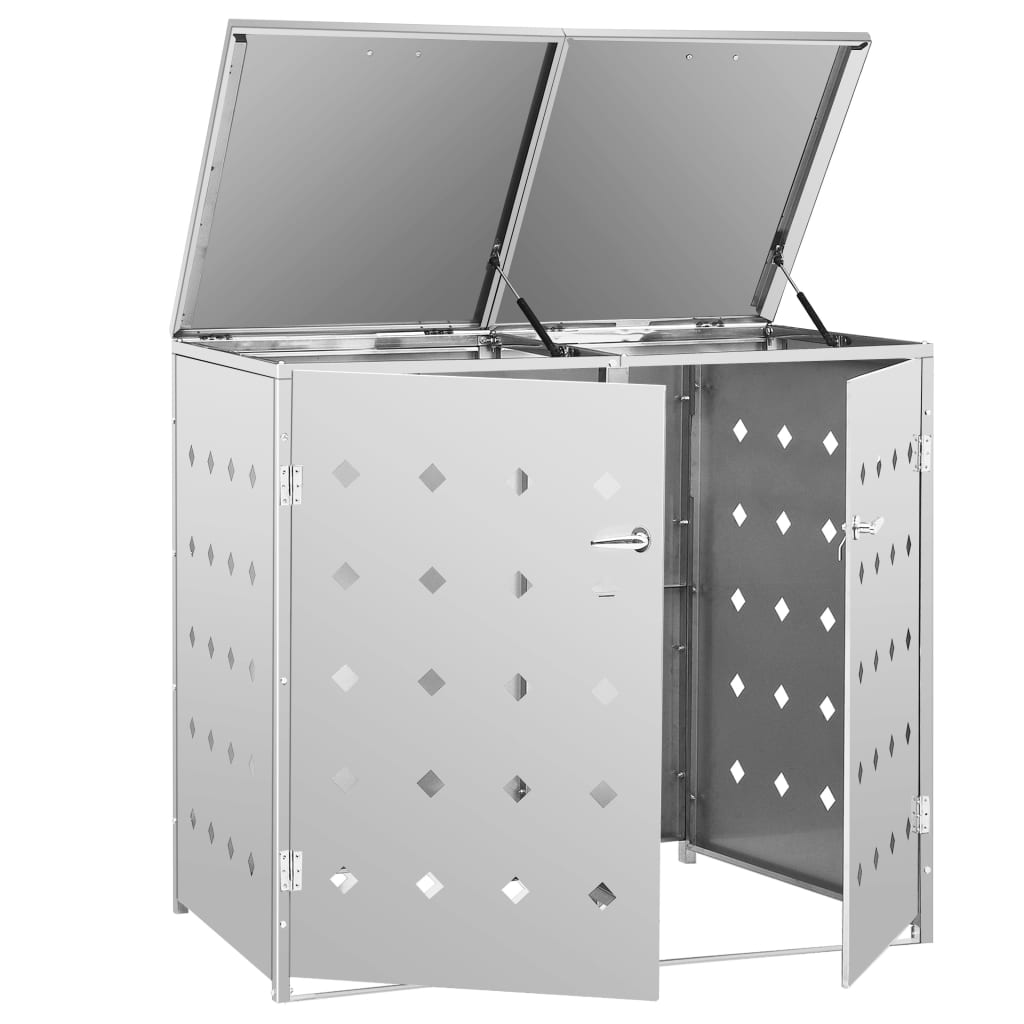 Containerberging dubbel 240 L roestvrij staal is nu te koop bij PeponiXL, paradijselijk wonen!