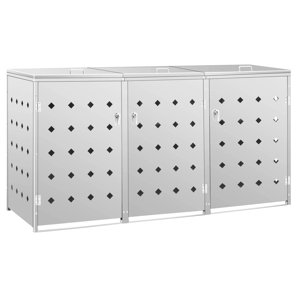 Containerberging driedubbel 240 L roestvrij staal is nu te koop bij PeponiXL, paradijselijk wonen!