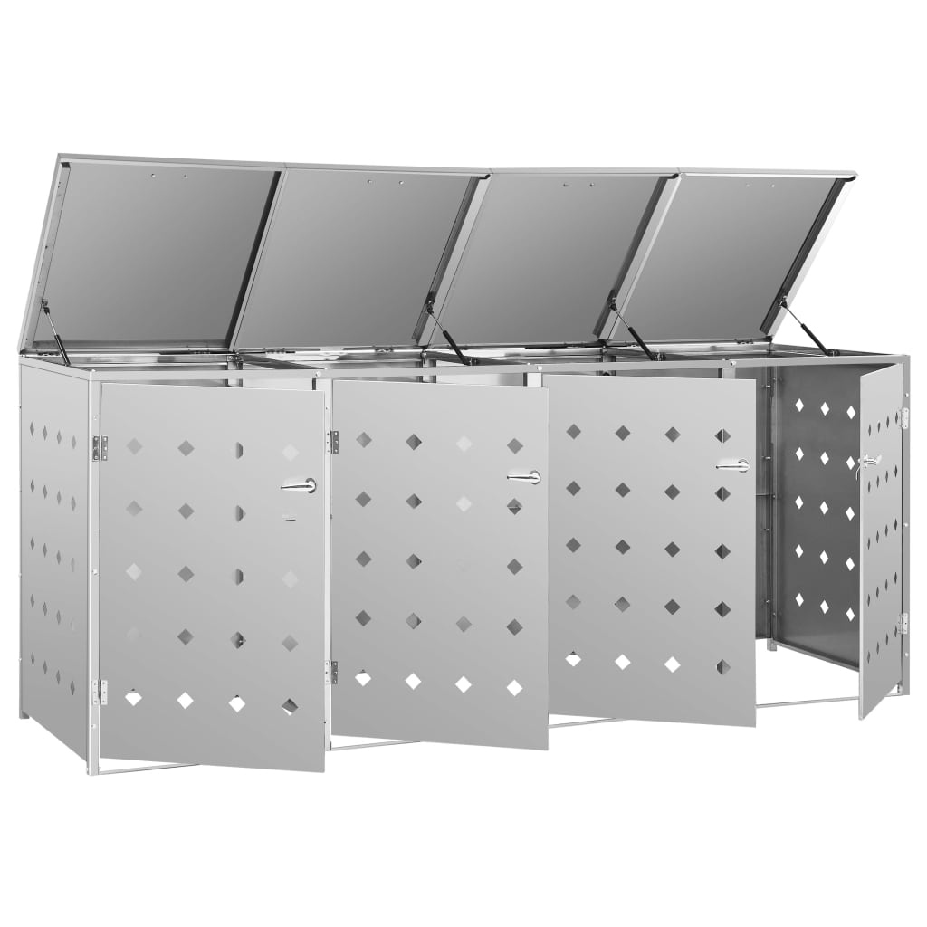 Containerberging vierdubbel 240 L roestvrij staal is nu te koop bij PeponiXL, paradijselijk wonen!