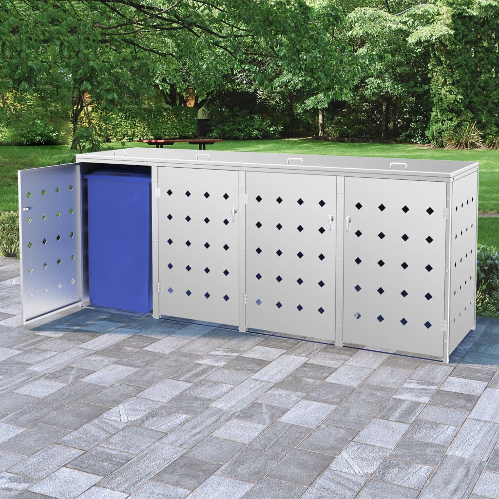 Containerberging vierdubbel 240 L roestvrij staal is nu te koop bij PeponiXL, paradijselijk wonen!