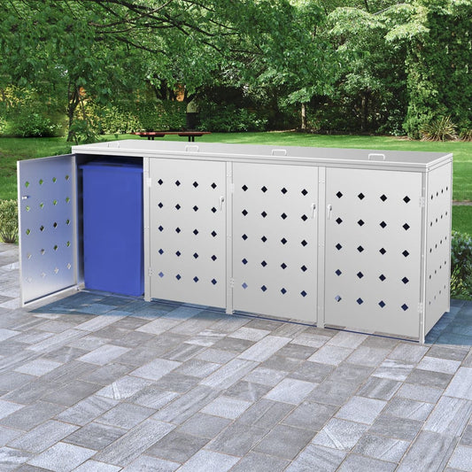 Containerberging vierdubbel 240 L roestvrij staal is nu te koop bij PeponiXL, paradijselijk wonen!