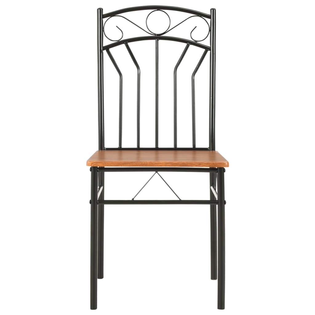 Eetkamerstoelen 2 st MDF bruin is nu te koop bij PeponiXL, paradijselijk wonen!