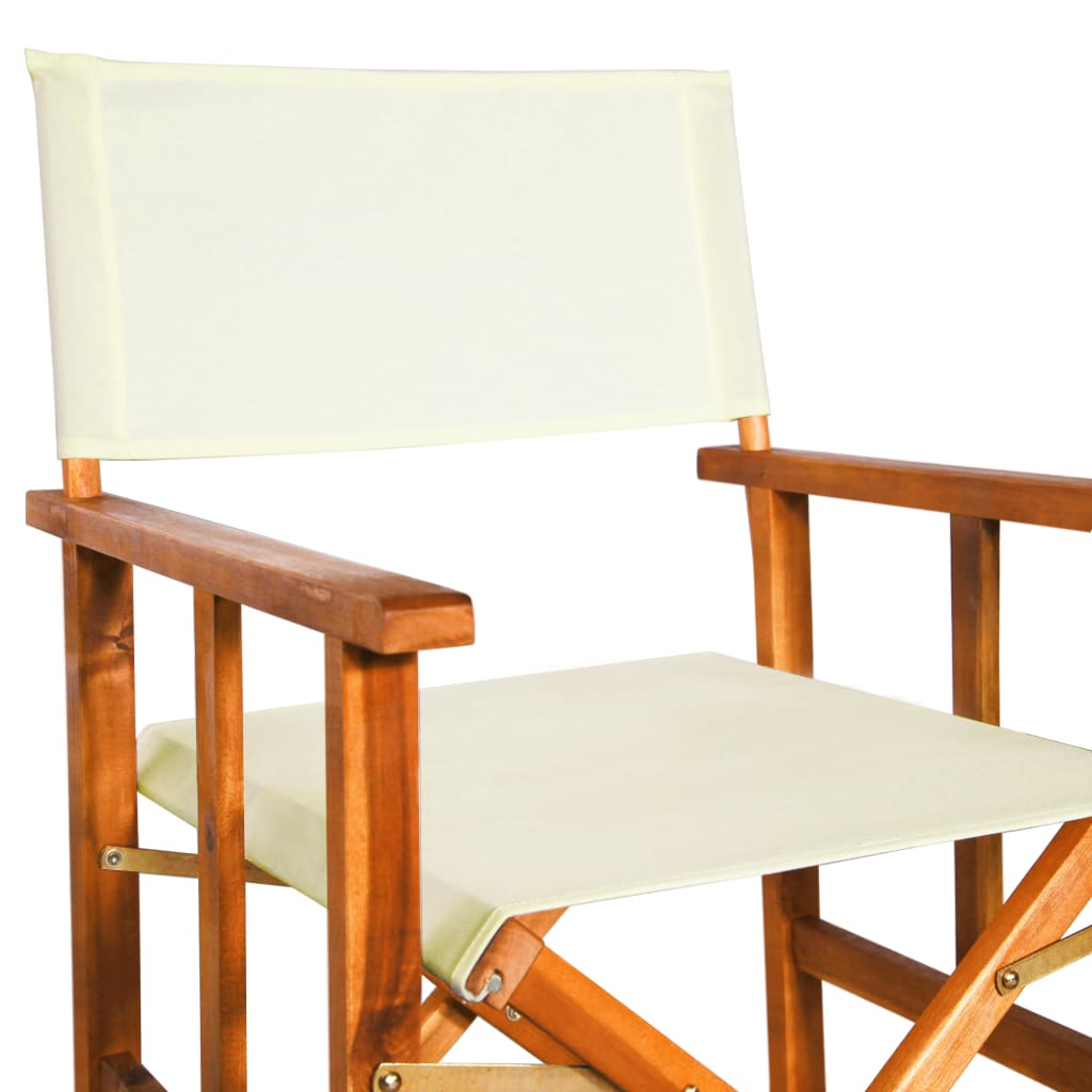 Regisseursstoelen 2 st massief acaciahout is nu te koop bij PeponiXL, paradijselijk wonen!