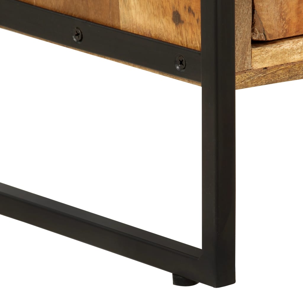 Boekenkast met 4 schappen 124x30x180 cm massief gerecycled hout is nu te koop bij PeponiXL, paradijselijk wonen!