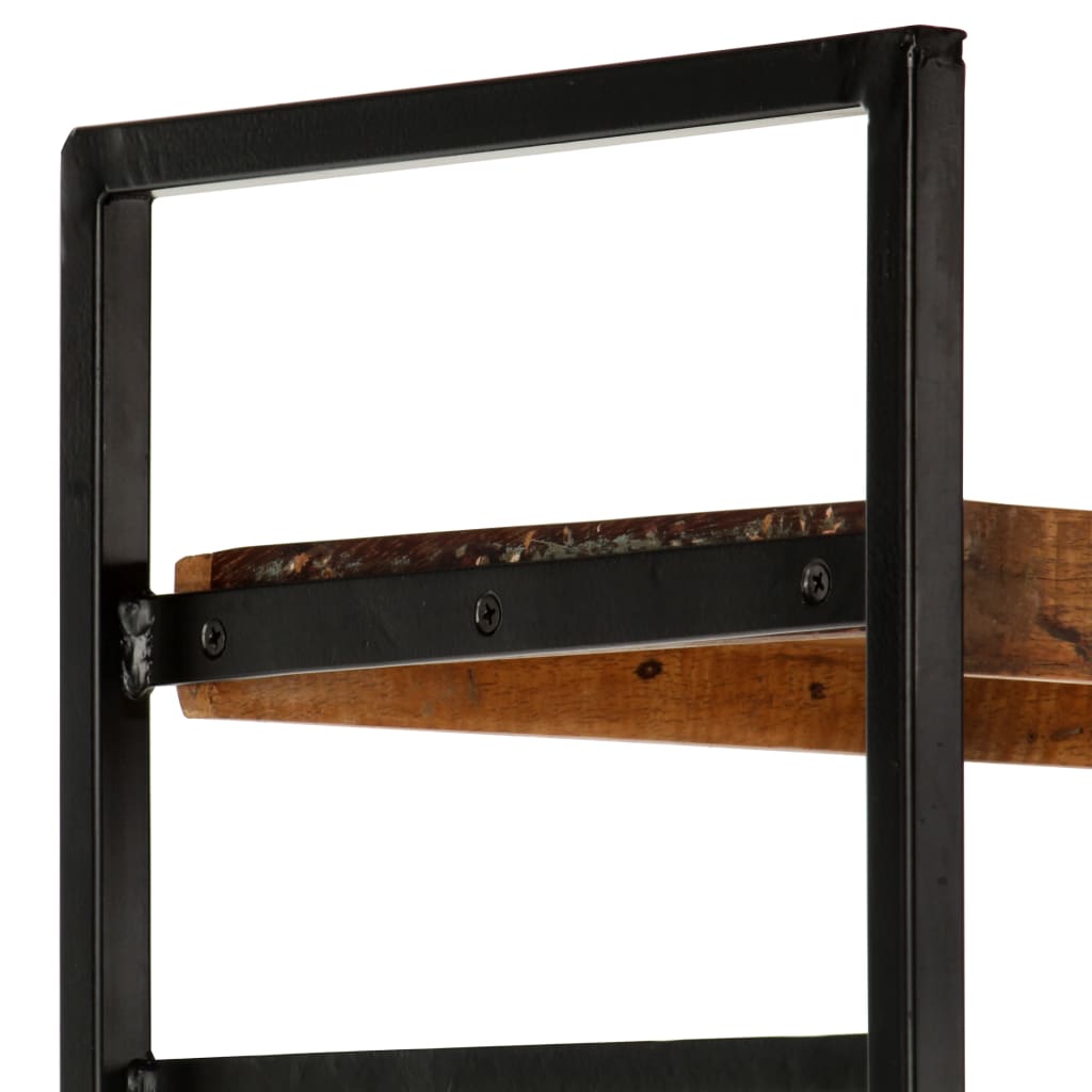 Boekenkast met 4 schappen 80x30x180 cm massief gerecycled hout is nu te koop bij PeponiXL, paradijselijk wonen!