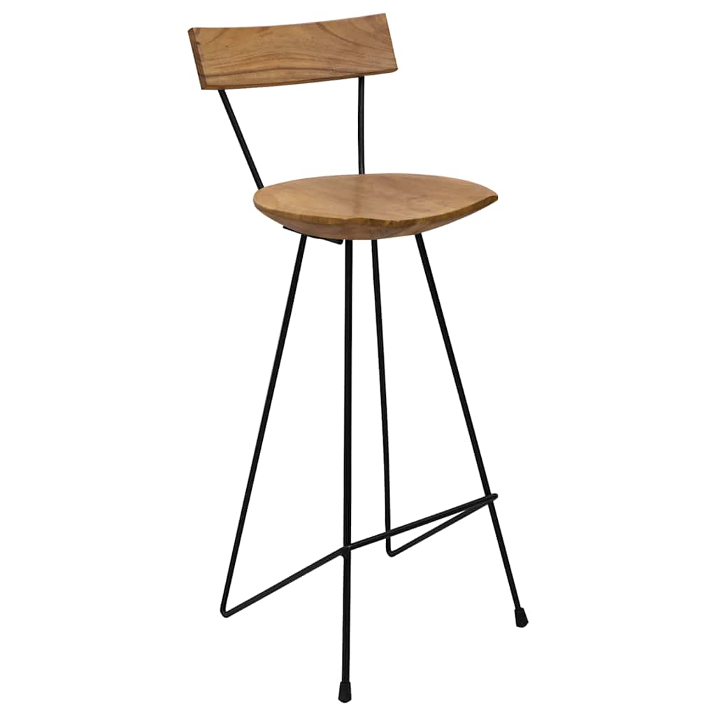 Barkrukken 2 st massief teakhout is nu te koop bij PeponiXL, paradijselijk wonen!