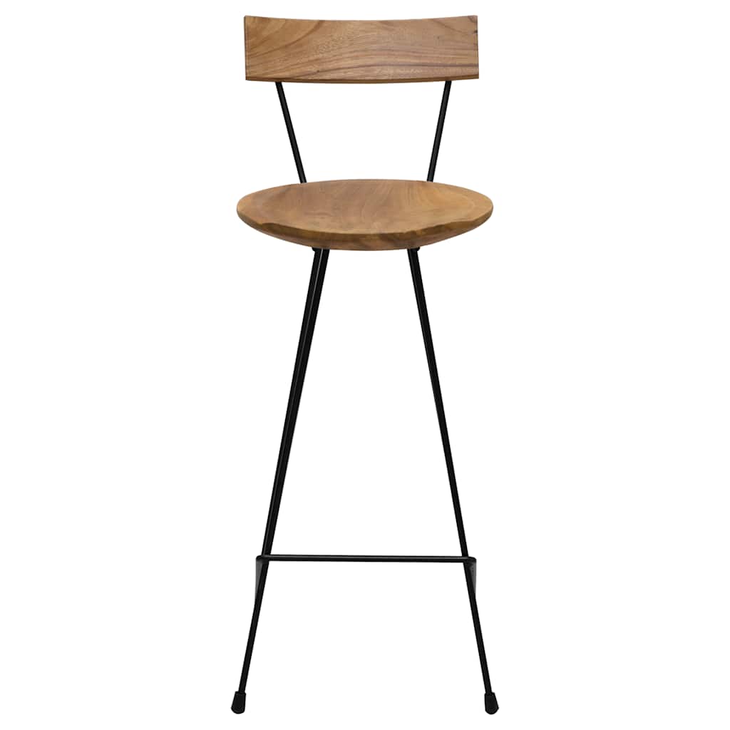 Barkrukken 2 st massief teakhout is nu te koop bij PeponiXL, paradijselijk wonen!
