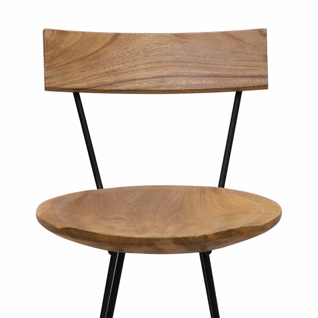 Barkrukken 2 st massief teakhout is nu te koop bij PeponiXL, paradijselijk wonen!