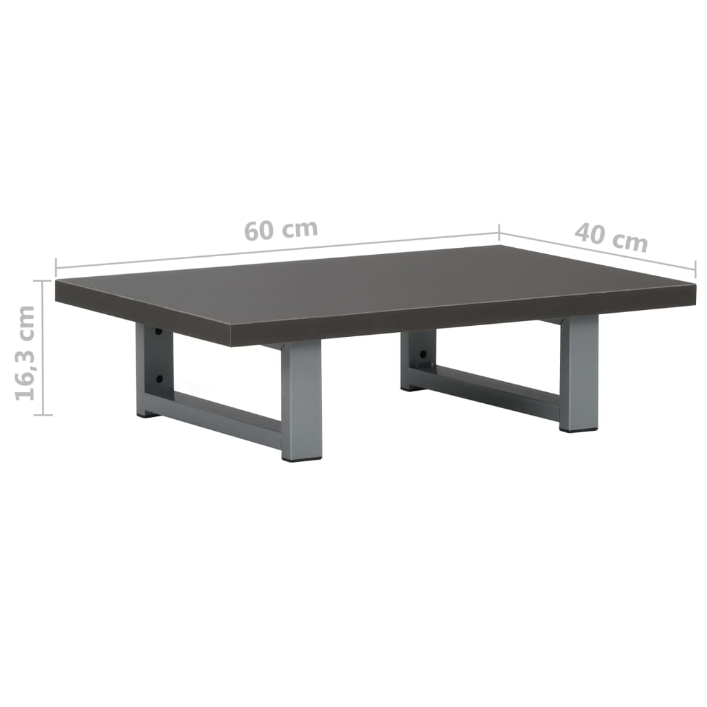 Badkamermeubel 60x40x16,3 cm grijs is nu te koop bij PeponiXL, paradijselijk wonen!