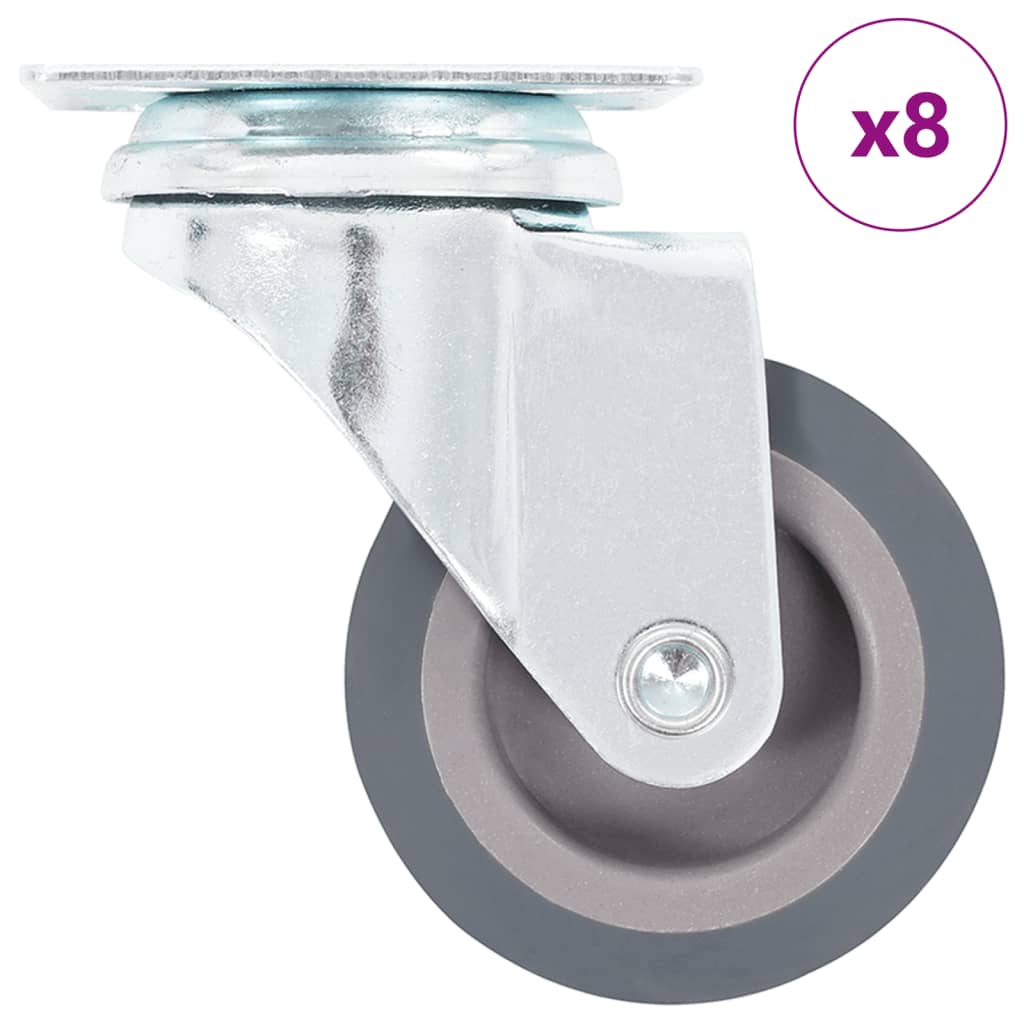 8 st Zwenkwielen 50 mm is nu te koop bij PeponiXL, paradijselijk wonen!