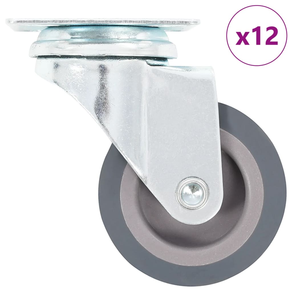 12 st Zwenkwielen 50 mm is nu te koop bij PeponiXL, paradijselijk wonen!