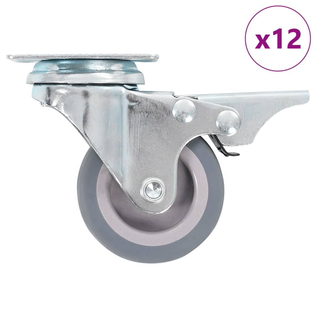 12 st Zwenkwielen 50 mm is nu te koop bij PeponiXL, paradijselijk wonen!