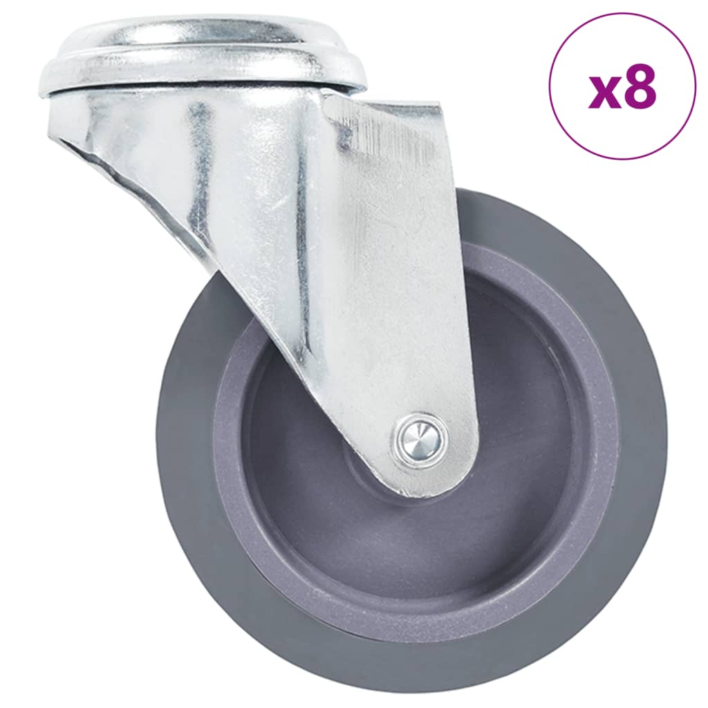 8 st Zwenkwielen met boutgaten 75 mm is nu te koop bij PeponiXL, paradijselijk wonen!