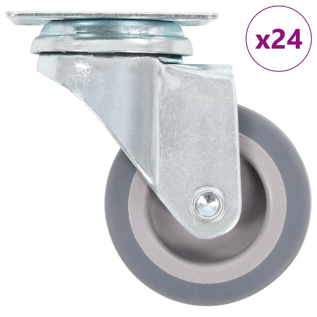 24 st Zwenkwielen 50 mm is nu te koop bij PeponiXL, paradijselijk wonen!