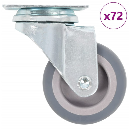 72 st Zwenkwielen 50 mm is nu te koop bij PeponiXL, paradijselijk wonen!