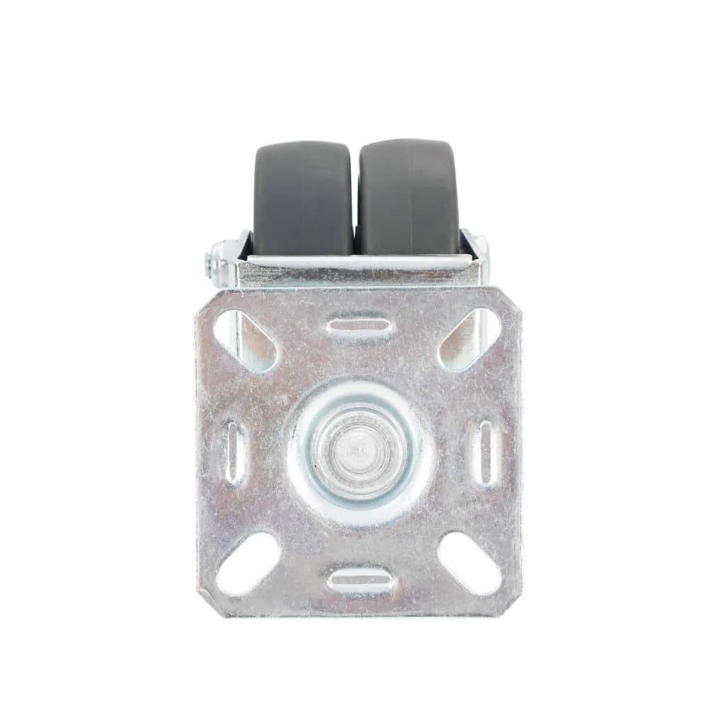 8 st Zwenkwielen dubbel 50 mm is nu te koop bij PeponiXL, paradijselijk wonen!